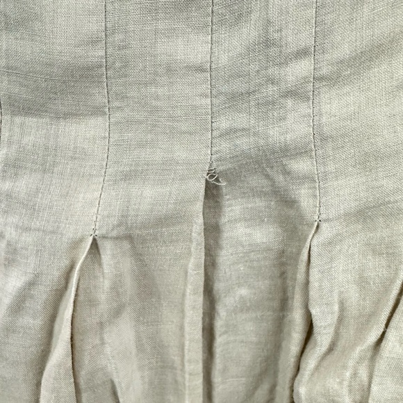 Robert Rodriguez beaded tan peplum blouse size 0 - Picture 3 of 13